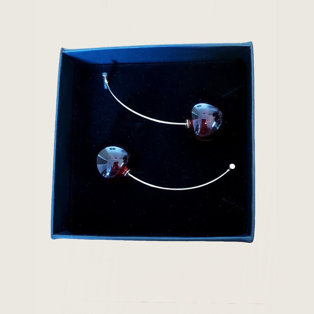 Celia Rouge Cherry Earrings NWOT